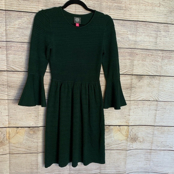 green emerald velvet dress Vince Camuto Women's Knit Turtleneck Sheath Dress with Chiffon Long  Sleeves, Spruce at Amazon Women's Clothing store
